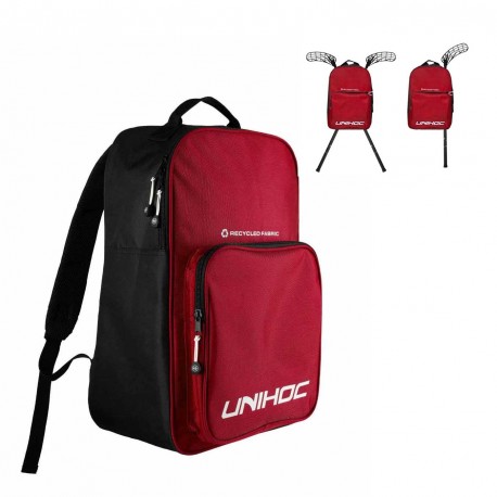 UNIHOC Backpack Classic Red (with stick holder) 25L